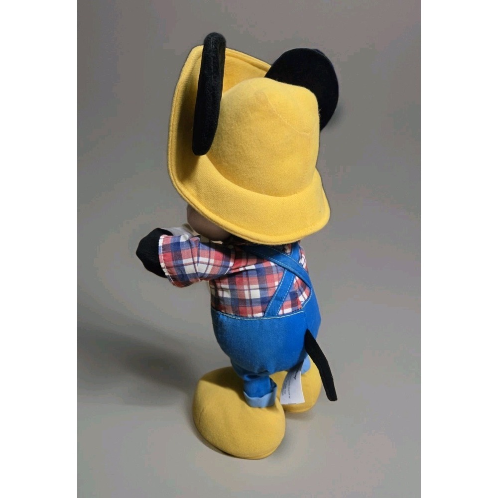 Disney Junior Farmer Mickey Mouse Sings  + Dances ANIMATED Plush Toy 16" - Works - Picture 4 of 9